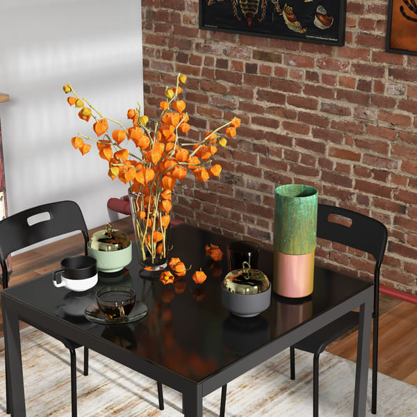  Mesa de comedor cuadrada - Imagen 2